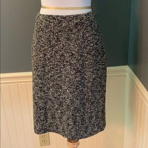 Pendleton Petite Silk Blend Marbled Pencil Skirt Medium